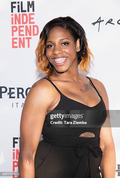 CeCe McDonald at a film event